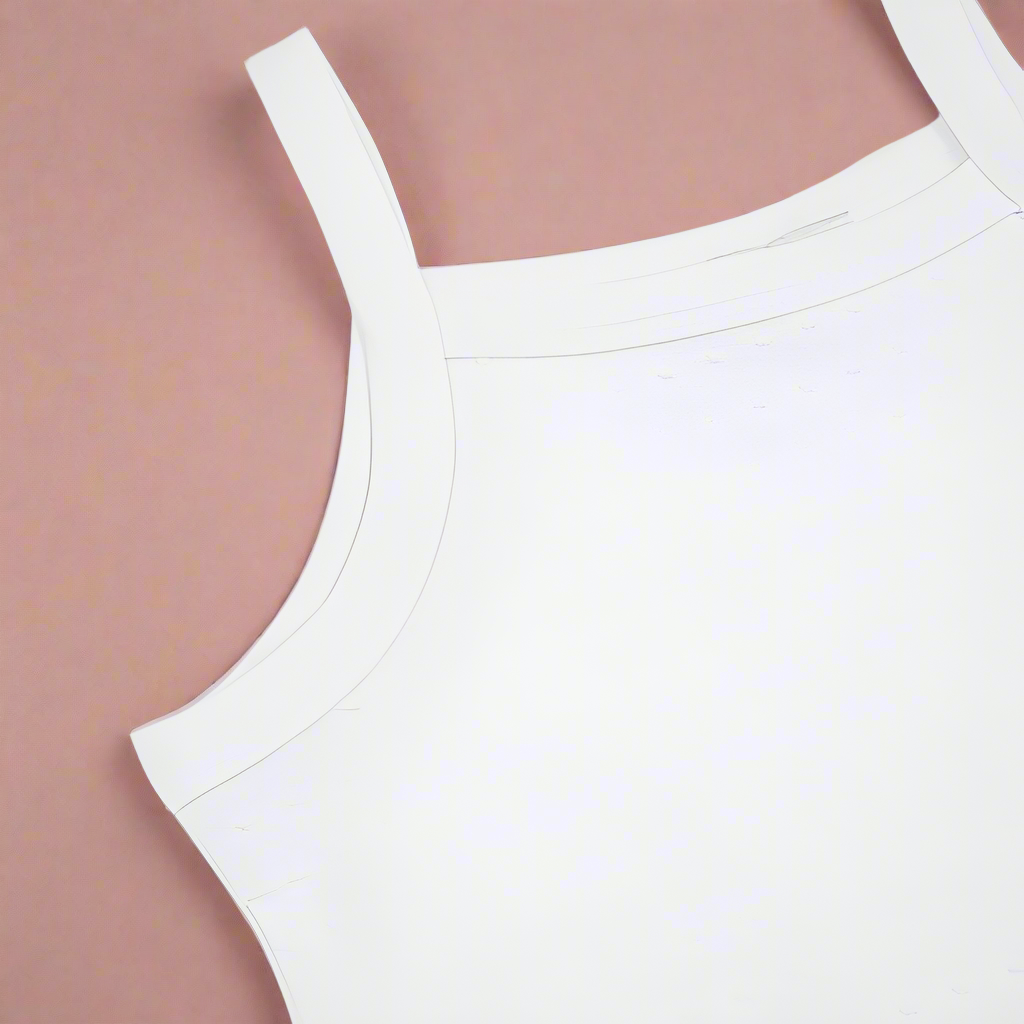 Body cu bretele subtiri si imprimeu striatii PANCO - Maisie, Alb, pentru fetite