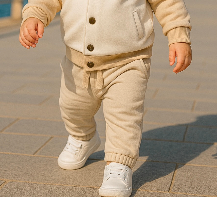 Pantaloni sport PANCO - Holiday Time, Bej, pentru baietei