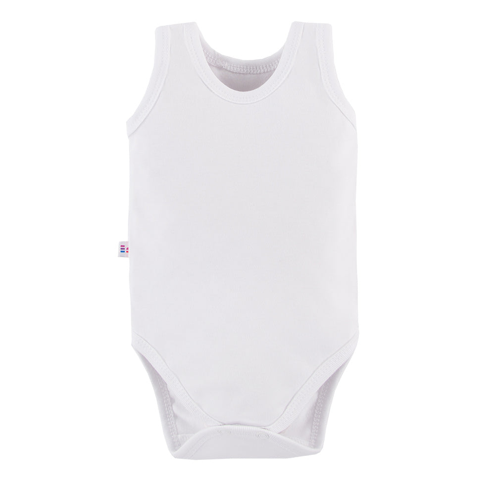 Body fara maneci EEVI - White, Alb, pentru baietei