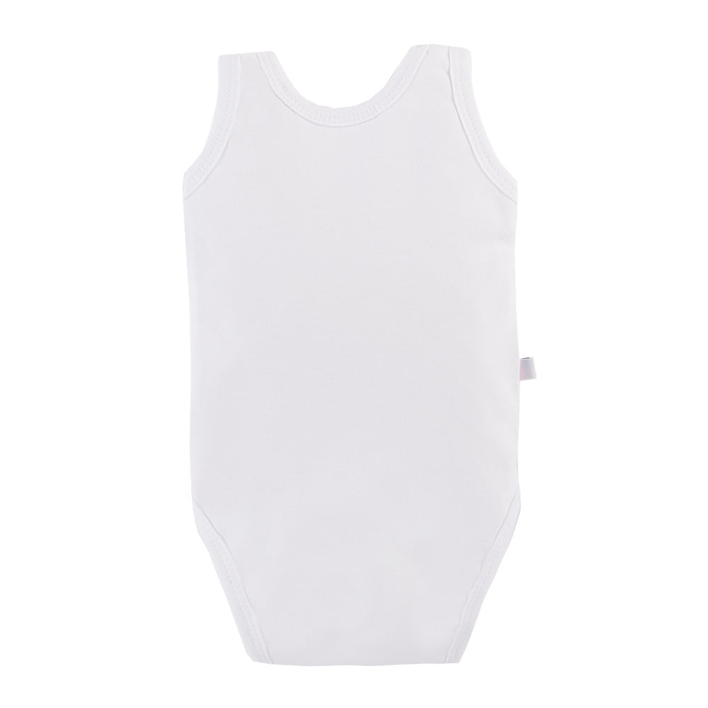 Body fara maneci EEVI - White, Alb, pentru baietei