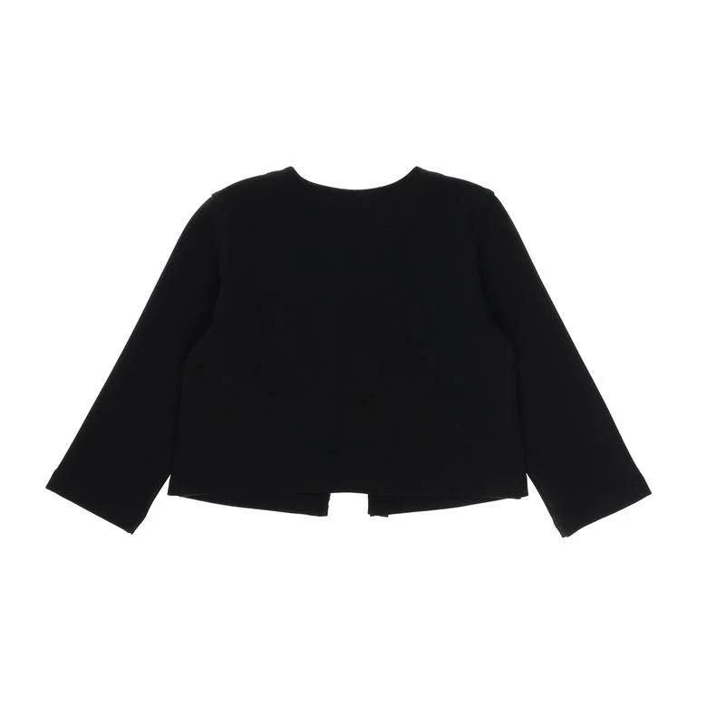 Bolero tricotata cu funda PANCO - Chic, Negru, pentru fetite