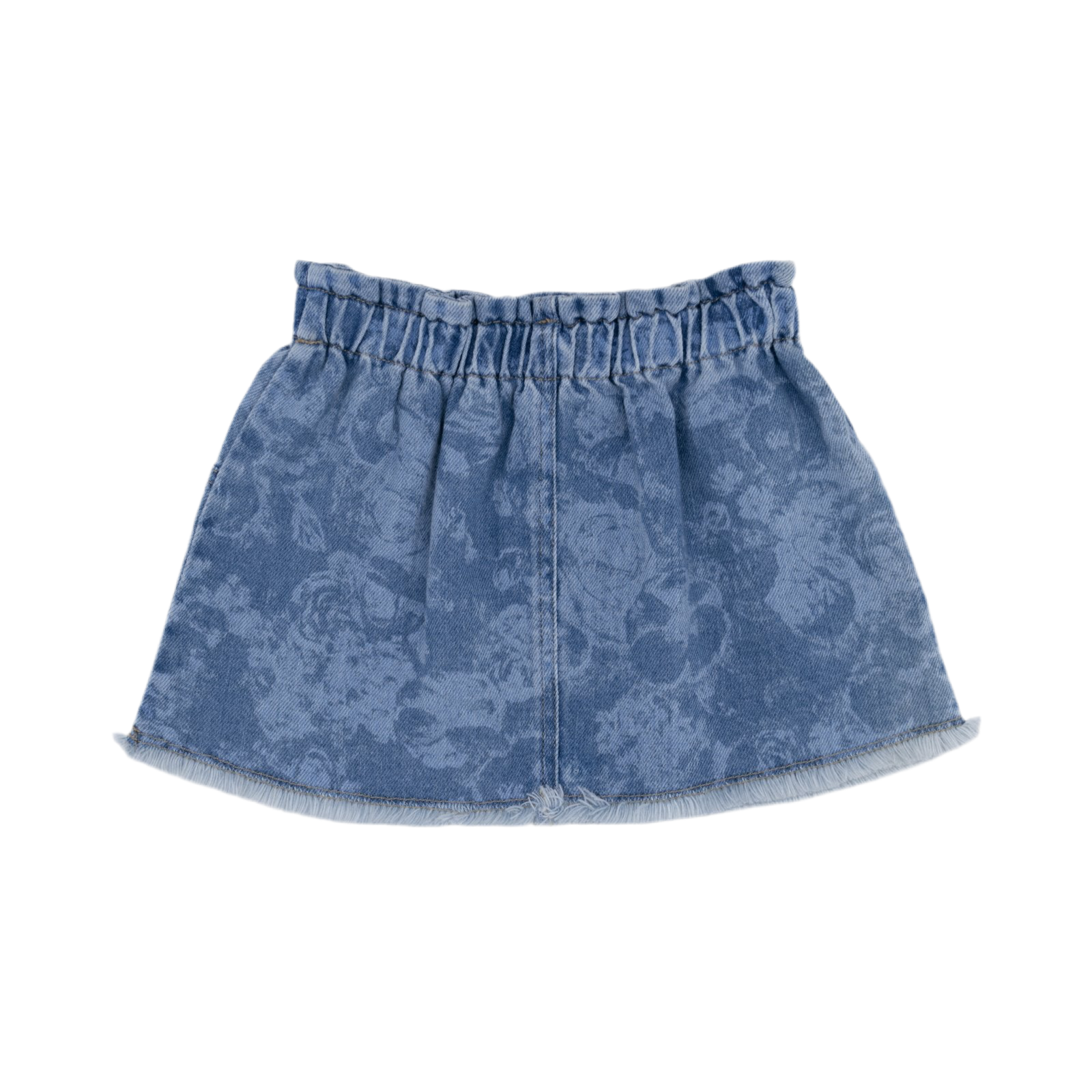 Fusta de blugi cu elastic in talie PANCO - Stella, Albastru Denim, pentru fetite