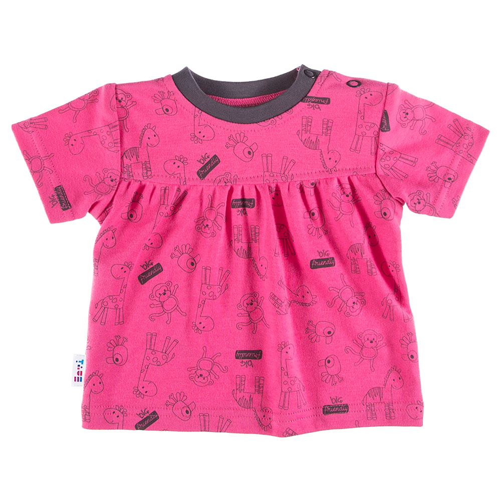 Tricou EEVI - Savanna, Roz, pentru fetite