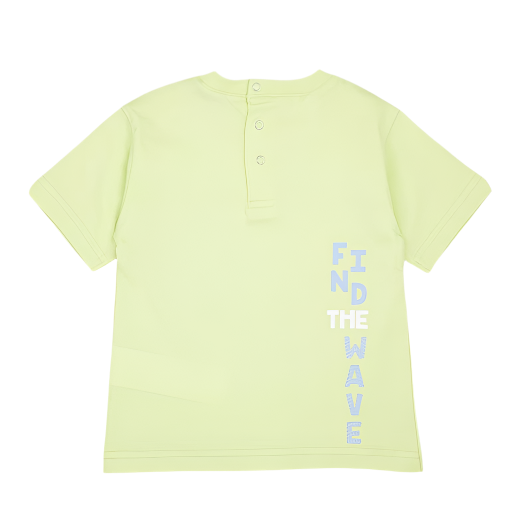 Tricou cu buzunar PANCO - Find The Wave, Verde deschis, pentru baietei