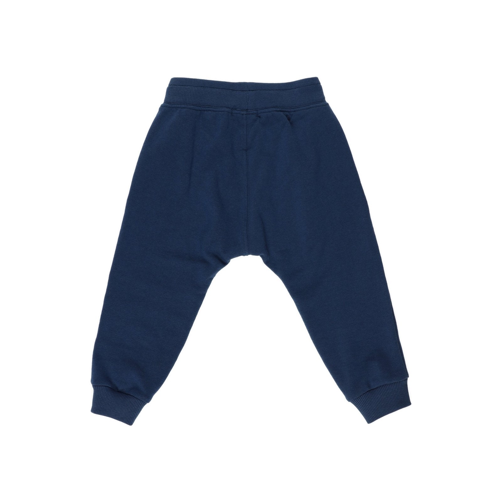 Pantaloni sport PANCO - Moments, Albastru Navy cu dungi Galben si Rosu, pentru baietei