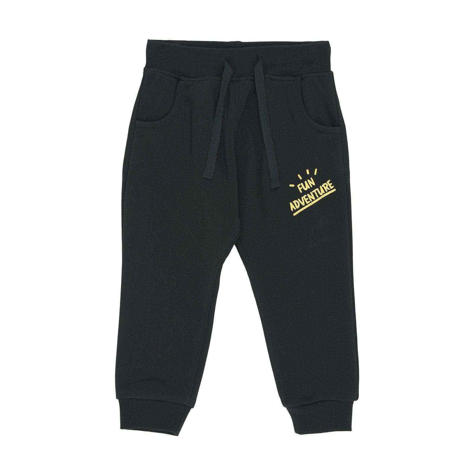 Pantaloni sport PANCO - Fun Adventure, Negru, pentru baietei