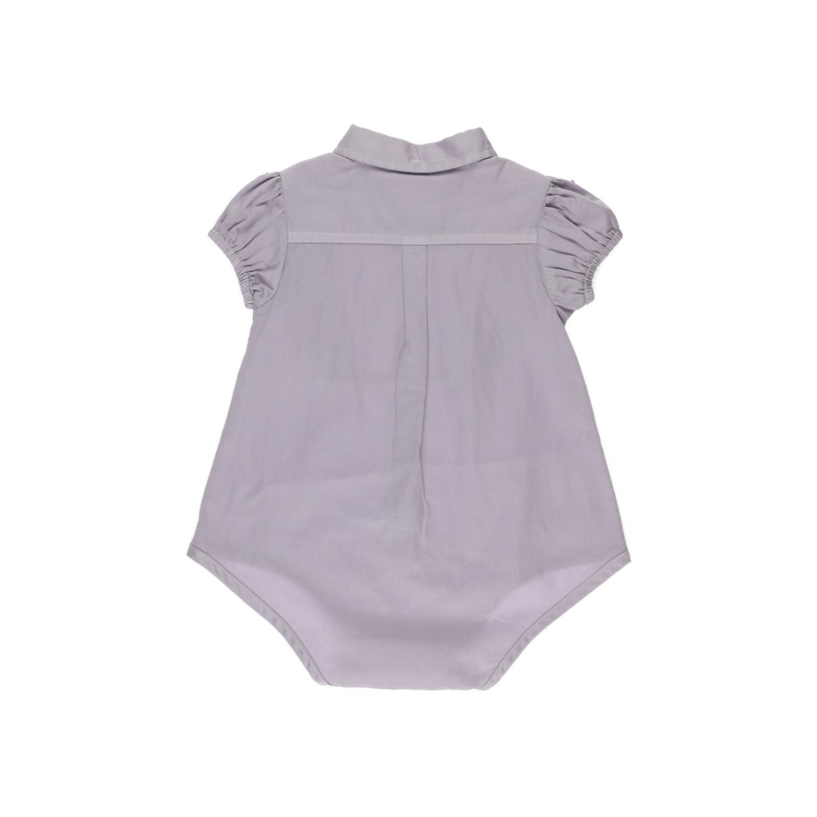 Body cu volane tip camasa PANCO - Star Light,  Lila, pentru fetite