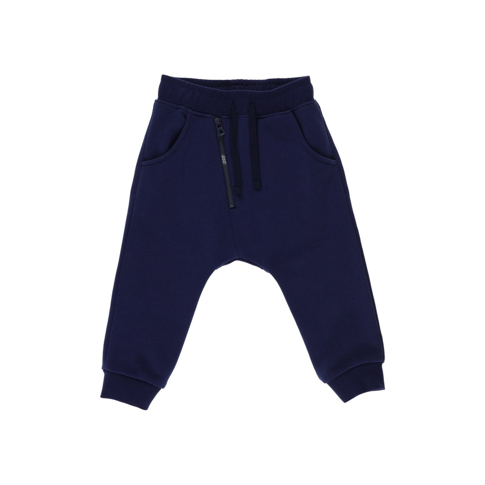 Pantaloni sport cu fermoar in fata PANCO - Fast Wheels, Bleumarin, pentru baietei