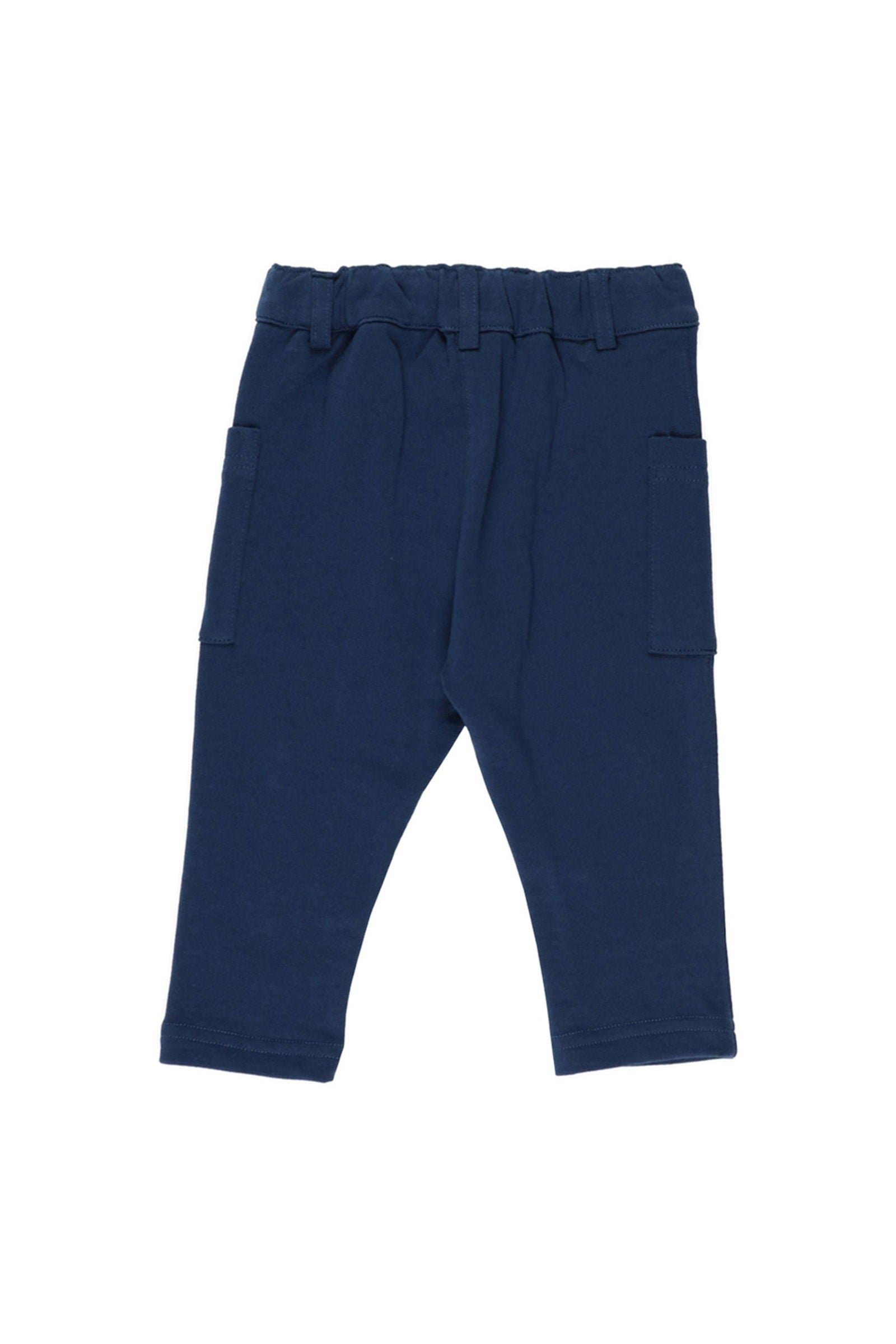 Pantaloni sport cu buzunare patrate, PANCO - Moments, Bleumarin, pentru baieti