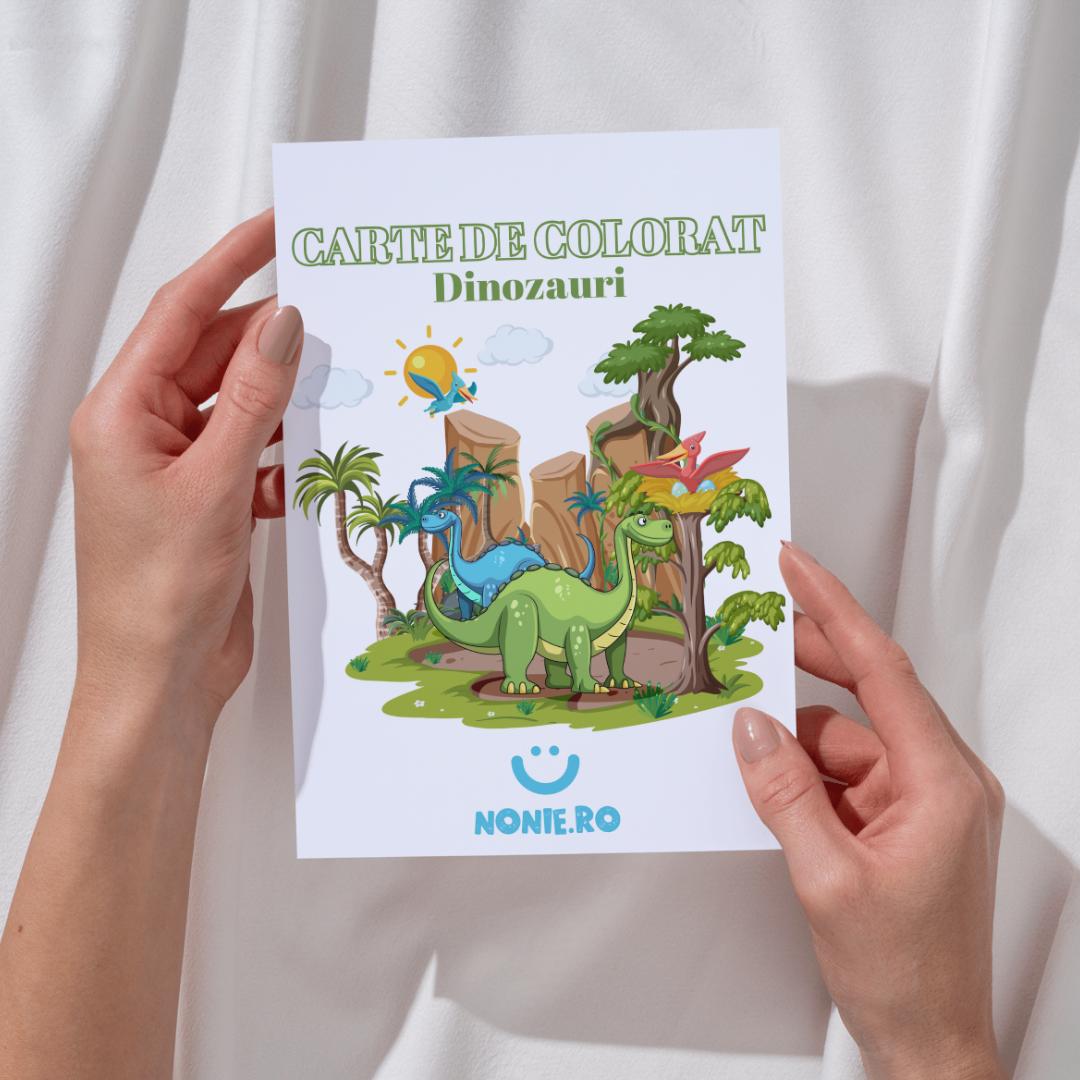 Carte de colorat digitala - Dinozauri, 70 pagini, NONIE