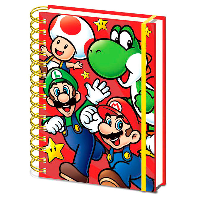 Super Mario Nintendo - Agenda A5, 1 buc