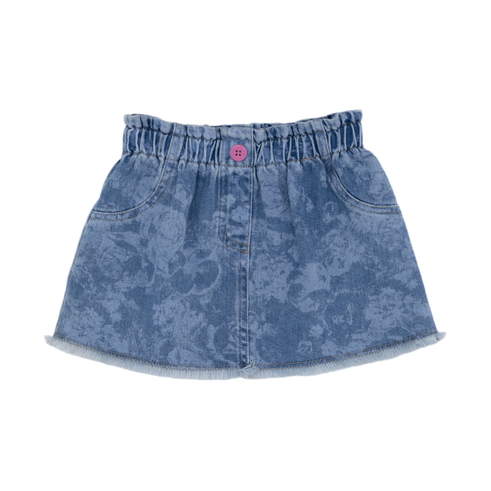 Fusta de blugi cu elastic in talie PANCO - Stella, Albastru Denim, pentru fetite