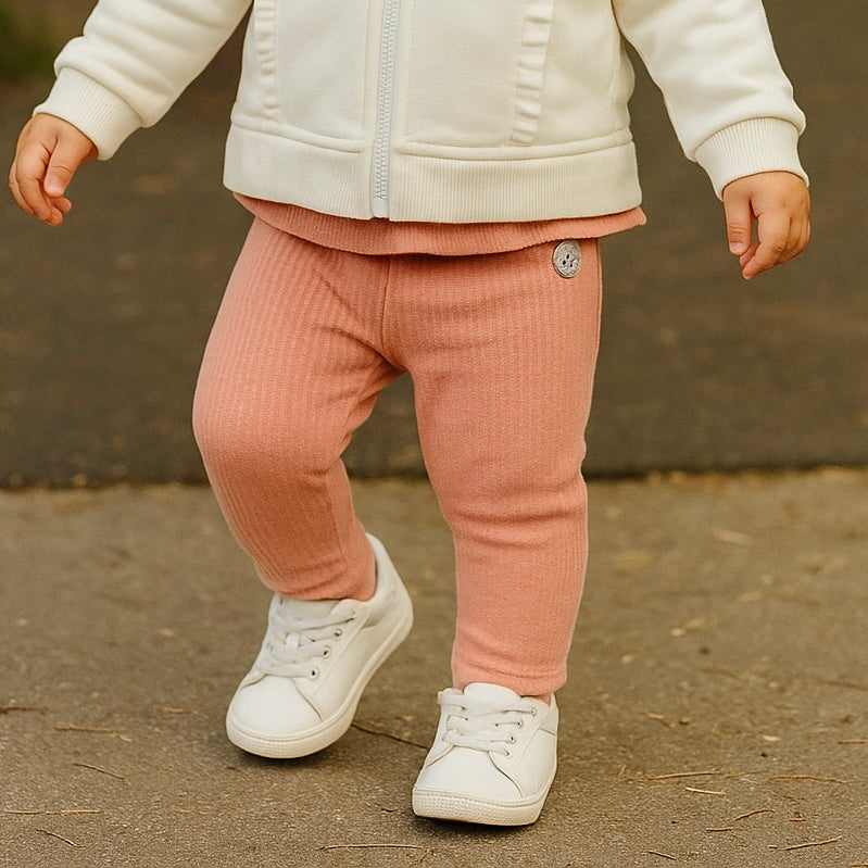 Colanti cu striatii PANCO - Cat, Somon, pentru fetite