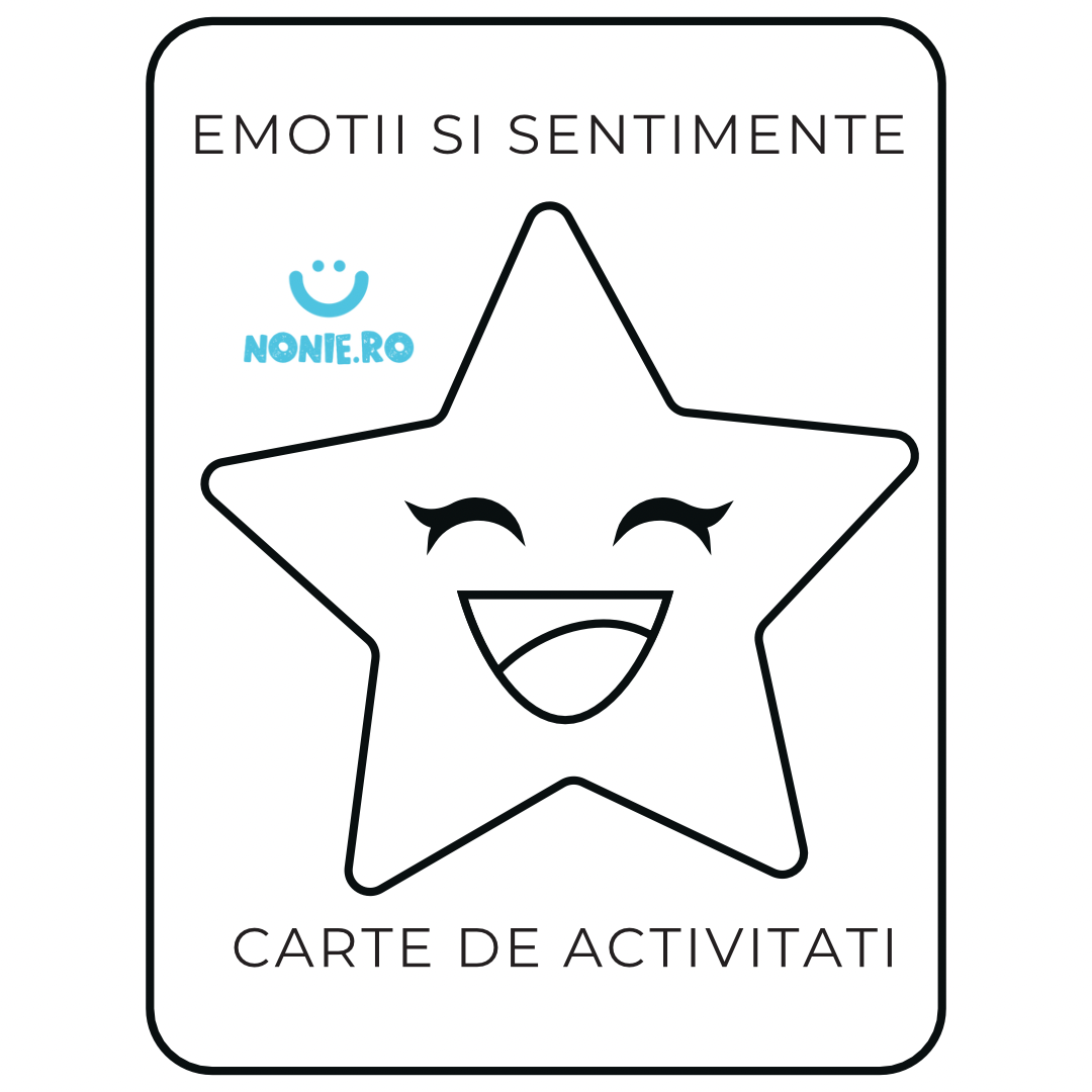 Carte de activitati si colorat digitala - Emotii si Sentimente, 29 pagini, NONIE