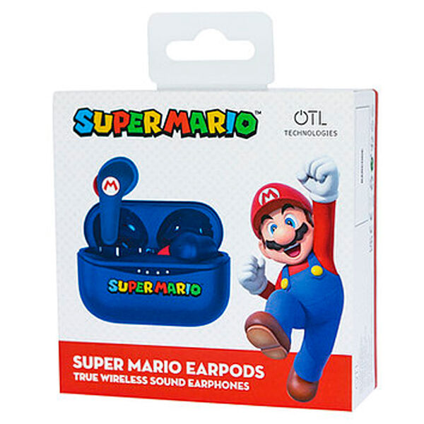 Super Mario Nintendo - Casti wireless Mario, Blue, 1 buc