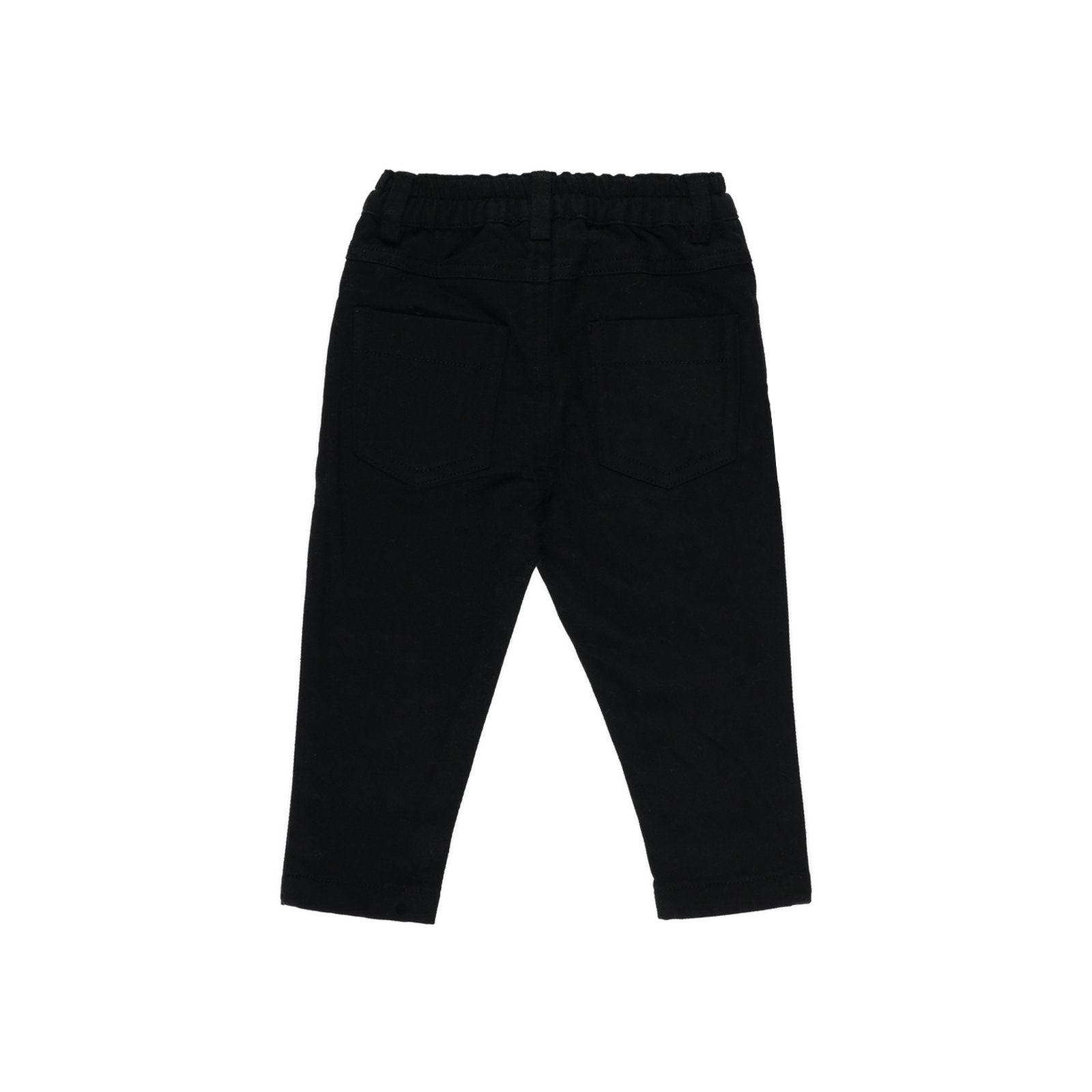 Pantaloni rock cu patchuri crem PANCO - Road Legend, Negru, pentru baietei