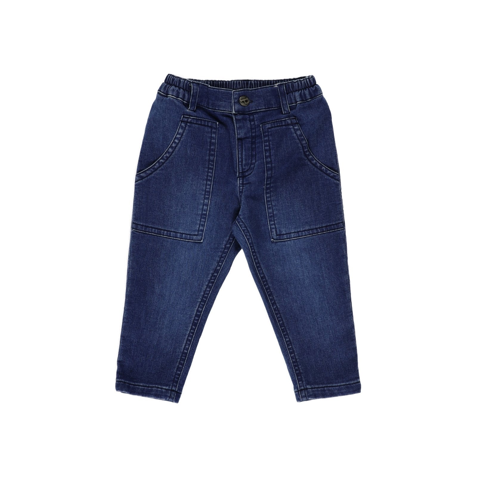 Blugi jogger PANCO - Let`s Explore, Bleumarin Navy, pentru baietei