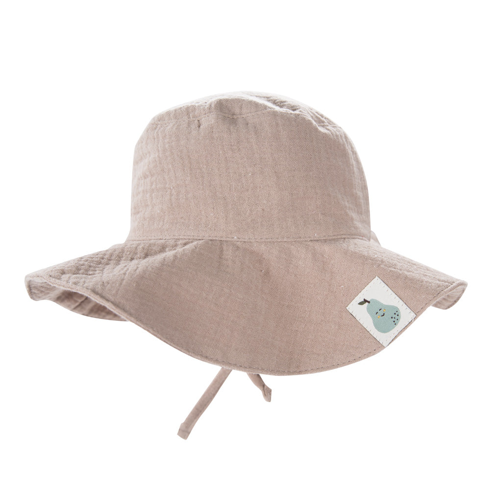 Palarie din muselina, EEVI, Bej, pentru fetite si baieti